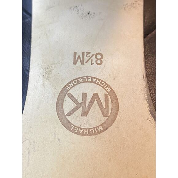 Michael Kors FULTON BOOTIES Suede/ Leather Ankle Boots Women Sz US 8.5-M Buckle - Picture 13 of 16